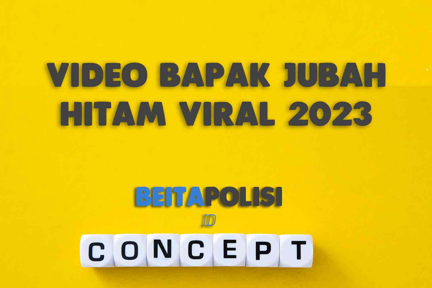 Video Bapak Jubah Hitam Viral 2023