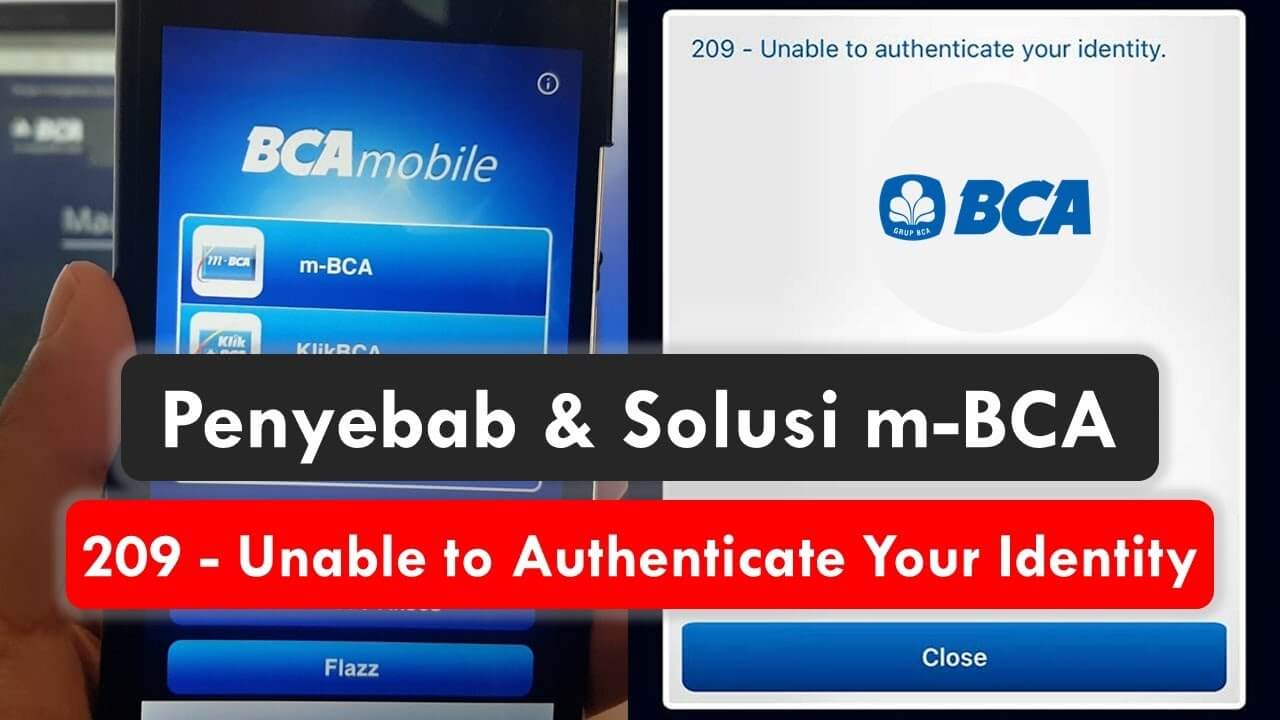 Cara Mengatasi M Banking Bca 208 Unable To Authenticate Your Identity