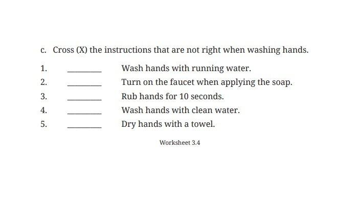 Kunci Jawaban Bahasa Inggris Kelas 8 Halaman 139 Kurikulum Merdeka, Handwashing Instructions