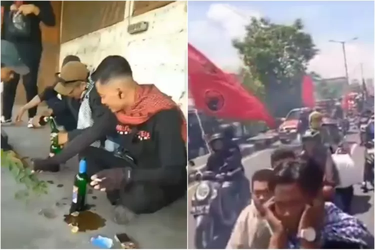 Viral Video Konvoi Pdip Di Klaten Diduga 'Minum Minum' Dulu Sebelum Beraksi, Mau Memancing Aparat?
